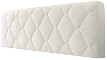 WSGJHB Bett Kopfteil Bezug Bettkopfteil Hussen Kopfteilbezug Staubdicht Gesteppt Einfarbig Verdicken Baumwolle Kopfbedeckungen Kopfende Bettdecke 200cm Hell Beige