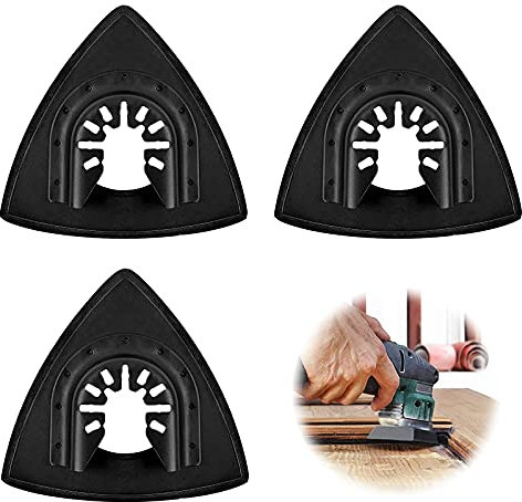 Almohadilla Lijado Triangular Compatible Almohadillas Lijado Almohadillas Lijado Multiherramienta Accesorio Herramientas Oscilantes Multifunción Almohadilla Arena Para Pulir Herramientas Corte Mueble