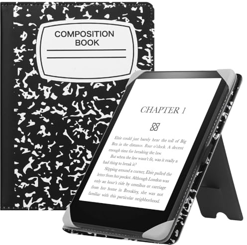 HGWALP Universal Case for 6-6.8-7 inch eReaders, Paperwhite Case with Hand Strap Compatible with All 6 6.8 7 Paperwhite 11th/12th/colorsoft