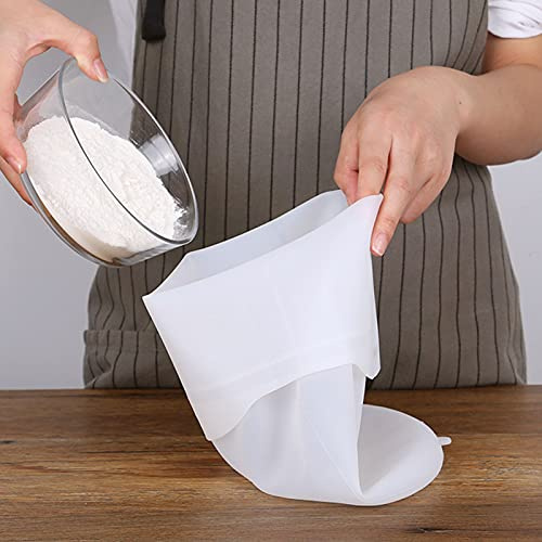 Kneading Bag, Silicone Kneading Dough Bag Material Versatile Mixer for Bread Pastry Pizza Tortilla Flour Mixing Bag for Pastry Bread Making (L)