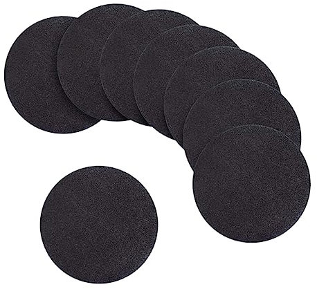 ULDIGI 8 Pcs Black Round Mandala Drawing Boards for Boys and Girls and Adults, Portable Auxiliary Sketchpads for Mandala Dot Painting and Art Craft Projects