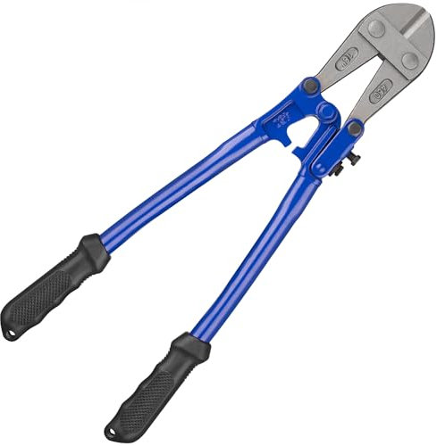 Hardys Hand Tools - 18 Bolt Cutter for Padlocks, Chain, Wire, Mesh, Metal - Adjustable Easy Cut Croppers with Rubberised Anti Slip Grips, Heavy Duty Bike Lock & Wire Cutters