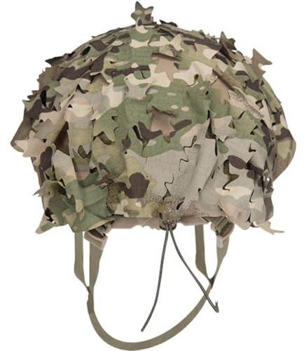 Glixoft Helmüberzug für Airsoft Fast Militärausrüstung - Outdoor Game Covert Combat, Blätter Geschnitten