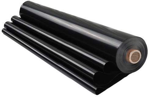 JCPSH Lona Estanque Flexible HDPE Revestimiento Estanque Peces para Geomembrana Contención Agua Mejorada Jardín Acuático Cascada(Size:6 * 8m(19.6 * 26.2ft) 20S)