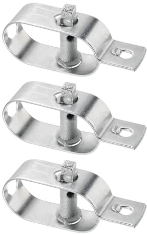 QUARKZMAN 3Pcs Tensor de Alambre Galvanizado Tensor de Alambrada Tensor de Alambrada Longitud 120 mm Alambrada Tensada Alambrada de Malla Metálica para Valla de Juego Valla de Pasto Plateado