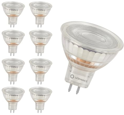 LEDVANCE 10x LED-Strahler, GU5.3, 3000K Warmweiß, 6,5W, 621 Lumen, 36° Abstrahlwinkel, Ersatz für 50W Halogen, 12V, Nicht Dimmbar, 10er SPARPACK
