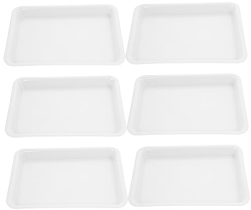 POPETPOP 6pezzi Vassoio Raccogli-Acqua per Piante in Bonsai Sottovaso di Raccolta per Piantagione Sottovaso Reutilizzabile in Plastica per Vasi di Fiori