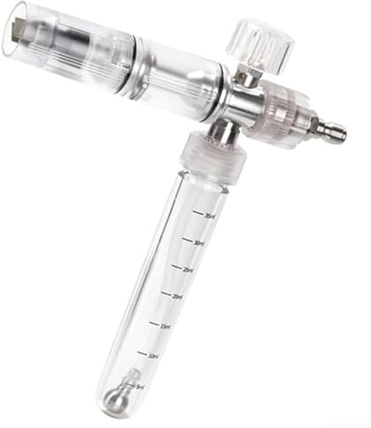DAZZLEEX Pulverizador de alta presión de 1/4 de pulgada para lavado de jardín y coche con botella de spray de espuma, construcción de acero inoxidable, herramienta de limpieza versátil para patios Dri