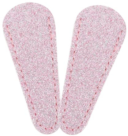 SILENRADAWN 2 Pezzi Copertura Protettiva in Pelle per Forbici da Parrucchiere Glitter Custodia Leggera per Utensili da Taglio Protezione Sicura per Cesoie da Accessorio per Cura