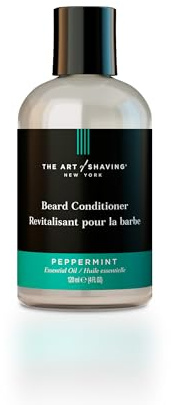 The Art of Shaving Beard Conditioner - Beard Softener to Nourish & Soften Beard Hair, Leaves Clean & Shiny Finish, Peppermint, 4 Fl Oz