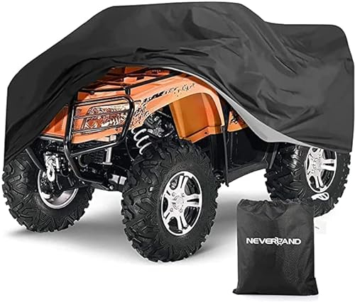 NOVSIGHT Housse/Bâche Protection pour Moto Quad ATV Extérieure Etanche Anti -UV XL Noir