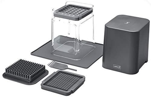 Lurch 220820 Cubus Coupe-légumes en cubes et bâtonnets pour frites et bâtonnets de légumes en deux tailles différentes