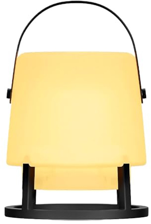 mikamax Open Air Play - Bluetooth Party-Lautsprecher - 10W Outdoor-Lautsprecher - Solaraufladung - LED -Beleuchtung - Ideal für Garten, Camping & Terrasse