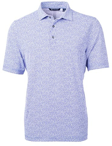 Cutter & Buck Short Sleeve Virtue Eco Pique Botanical Print Polo Shirt Polo Homme