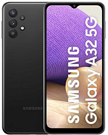 2021 Samsung Galaxy A32 5G Dual SIM, 64GB, 4GB RAM, Fantastico Nero (Ricondizionato)