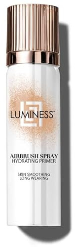 LUMINESS Airbrush Primer Hydrating Spray - Primes, Hydrates and Smooths Skin Texture for The Ultimate Canvas for Foundation Application - Hydrolyzed Silk & Hyaluronic Acid - 1.66oz