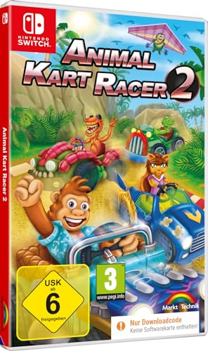 ANIMAL KART RACER 2 - Familien Rennspiel für Nintendo Switch