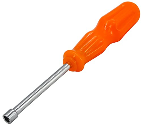 Biaungdo Cacciavite a bussola da 5,5 mm, cacciavite a dado esagonale in acciaio ad alto tenore di carbonio con punta non magnetica cacciavite a dado esagonale utensile manuale