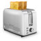 Tostapane - 2 Fette, 7 Livelli di Tostatura, Tostapane acciaio inox, Tostapane fessura larga, Toast, Scaldabrioche, Funzione scongelamento, Raccoglibriociole, Auto Spegniment