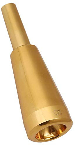JNJOOD 3C Trompete Mundstück Gold Metall Trompete für oder und Trompete C Trompete