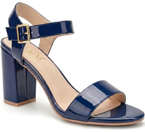Womens Low Block Heel Sandals Ankle Strap Open Toe Evening Party ladies shoe Peep Toe