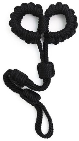Deluxe Bondageseile Bondage Seil SM Handschellen Handcuffs Sex mit Leine Ketten Fesseln Set Weiches Baumwollseil Fesselseil BDSM Fesselspiele Requisiten Sex Spielzeug für Paare Extrem