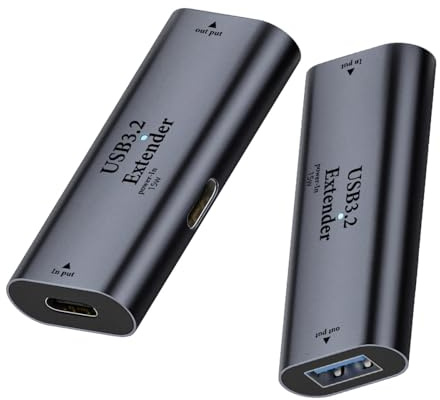 Adaptateur CY Adaptateur répéteur Actif USB 3.0 Hôte Femelle de Type C vers prolongateur de périphérique Femelle de Type A avec chipset pour Ordinateur d'imprimante d'appareil Photo