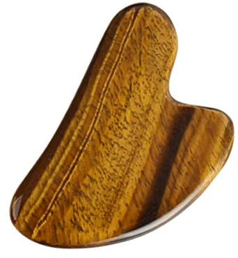 MAGICLULU Dolphin Tigerauge Gua Sha Schabbrett Aus Langlebigem Material Massageplatte Zur Muskelentspannung Und Stressabbau Ergonomisches Massagegerät Für Gesicht Und Körper