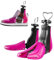 Embauchoirs à Chaussures,Embauchoirs Plastique avec Métal Arbre,Embauchoir Chaussures Femme,Embauchoirs Bottes Agrandisseur(Paquet de 1,35-42)