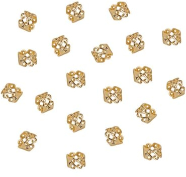 OXDOHUE 20 Piezas Anillos Para El Pelo Accesorios De Trenzas Ajustables Decoración De Trenza De Pelo Adornos Pelo Trenzado Anillos De Para Trenzas Dreadlocks Accesorios Para Hombres y Mujeres - Oro