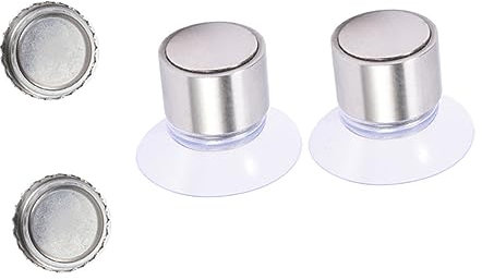 BUGUUYO 2sätze Magnetischer Seifenhalter Aus Saugnapf-Design Installieren Handhaben Für Bad Und Küche