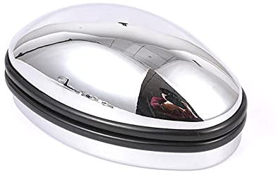 Windmilne Manschettenknopf-Box, plattierte Manschettenknopf-Box, Ornament-Box, Manschettenknopf-Box, Aufbewahrungsbox für Hochzeitsgeschäfte (Silber 7,7 x 4,2 x 3,4 cm)