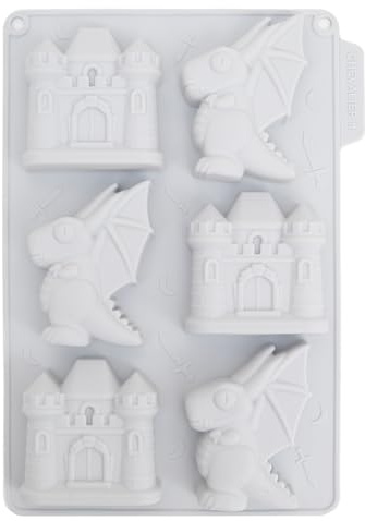 CÉCOA • Mini-Kuchenform • Mini Drache • Themen-Silikonform Mini • 100 % Platin-Silikon • Silikonform 100 % lebensmittelecht • BPA-frei