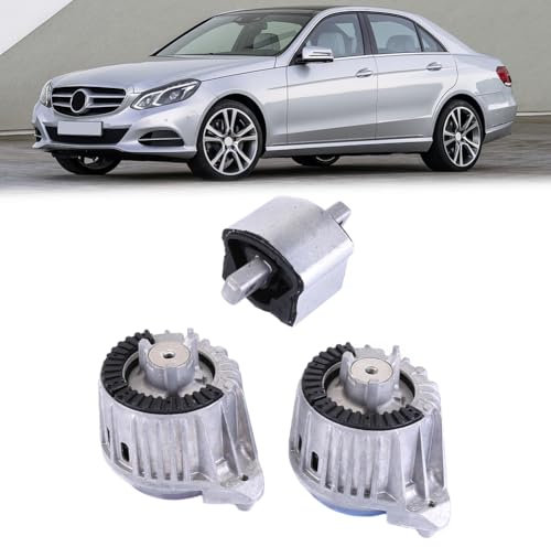 2 X Motorlager & 1x Getriebelager Hydrolager vorne links und rechts für C Klasse W204 C204 Coupe S204 T Modell CLS C218 X218 E Klasse W212 A207 Cabrio C207 Coupe S212, A1402401318, A2042400217