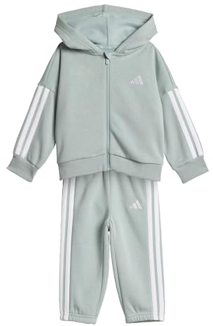 adidas Unisex Baby ESSENTIALS JOGGER, Wonder Sage/white, 6-9 Months