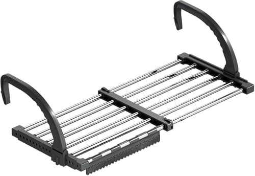 Generisch 64-110cm heizkörper Wäscheständer heizkörpertrockner wäscheständer Balkon, ausziehbar wäschetrockner, multifunktional wäscheständer