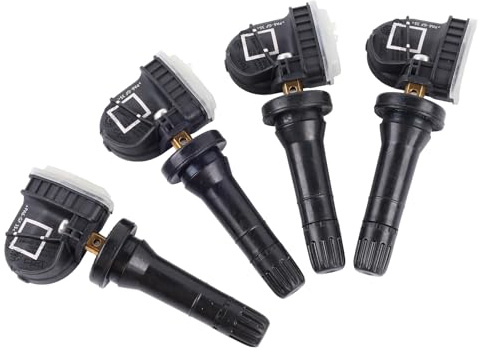 Merautop SJ 2036832 4Pcs TPMS Tyre Pressure Sensors Tire Pressure Monitoring Sensor Suitable for Ecosport Fiesta Focus KA Mondeo Ranger Part number 1862980 2318530 Car Tire Pressure Sensor