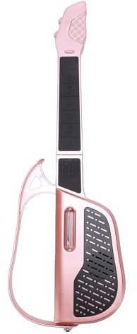 Fockety Kindergitarre, Automatische Klanganpassung, Schnurlose Musikgitarre, Intelligente Gitarre für Anfänger, Ukulele, Pädagogisches Lernspielzeug für Kleinkinder und Vorschulkinder (Rot)
