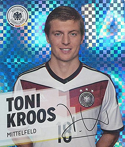 Carte pailletée / REWE DFB Coupe du monde 2014 Toni Kroos n° 14 / 34