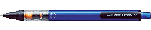 Uni Porte-mines Kurutoga Tuyau Slide Modèle 0,5 mm, corps bleu