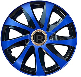 Lot de 4 enjoliveurs Drift Extra Bleu/noir - 16