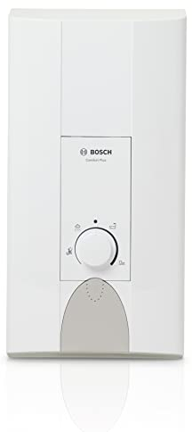 Bosch Elektronischer Durchlauferhitzer Tronic Comfort Plus, 18/21 kW - Übertischgerät, druckfest mit 2-in-1 Leistungsumschaltung und LED-Anzeige [Energieklasse A]