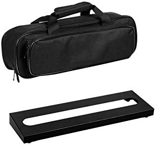 GOKKO Pedaliera piccola per chitarra 39,9 x 12,4 cm con borsa per il trasporto (GKS-16)