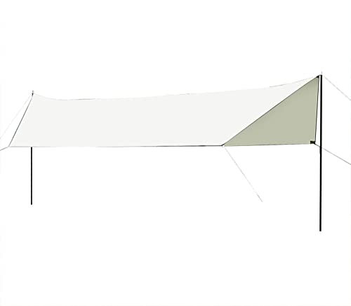 Event Shelter Gazebo Baldachin Zeltplane Leichter Pavillon für Picknick, Terrasse, Camping, Gartenparty (metallisch, 2,5 cm, 9,84 x 4,5 m (geeignet für 6–10 Personen))