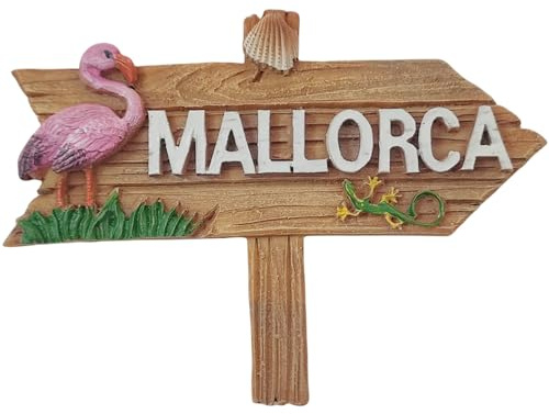 Mallorca España Imán para nevera, recuerdo 3D, decoración magnética para nevera, colección Craft