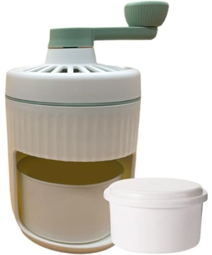 Dianzan Manual Ice Shaver Household Small Ice Crusher Mini Shaved Ice Milkshake Machine Portable Hand-cranked Ice Grinders Machine