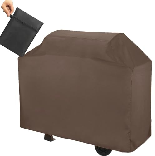 Grillabdeckung Wetterfest ,Staubdicht Schutzhülle für Griller mit Kordelzug für Garten ,Wasserdicht Abdeckhaube für Gasgrill für Drinnen und Draußen ,Regendicht BBQ Abdeckung(Size:100*60*150cm,Color