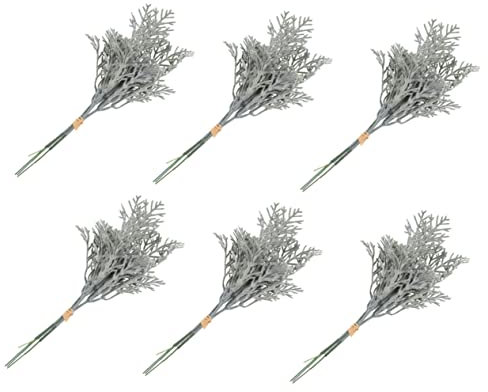Levemolo 6 Stück Kunstblumenzweige Aus Seidenstoff Künstlicher Blumenstiel Für Die Inneneinrichtung Realistische Seidenblume Wartungsfrei