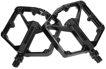 Rennradpedale, Fahrradpedale aus Metall | Anti-Rutsch-breite Fahrradpedale Aluminium-Fahrradpedale | Vielseitige Mountainbike-Flachpedale, Fahrradzubehör für Mountainbike, Rennrad