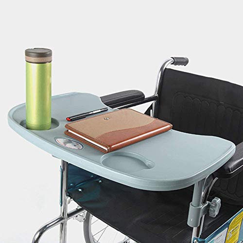Wheelchair Lap Tray Table, Wheelchair Accessories,with Cup Holder,for Eating, Reading, Resting - Portable Universal Trays Desk